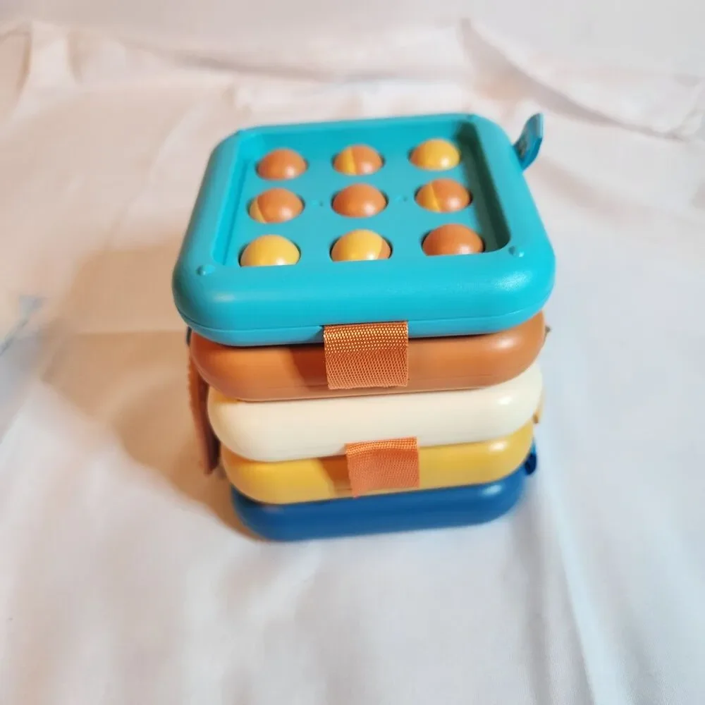 Montessori Busy Board Sensory Travel Toy Ages 12M+ Toddler New